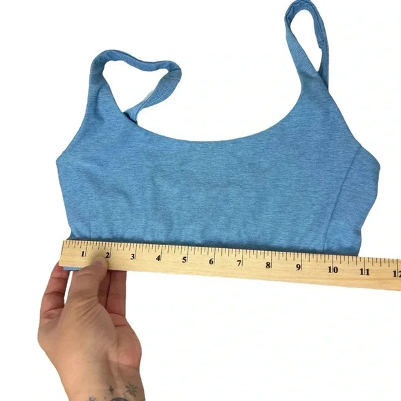 Outdoor Voices Blue Double Time High Support UPF 50+ Sports Bra Wonen’s Size XS - Picture 6 of 6